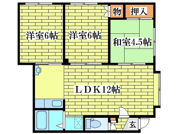 第３リベラルの物件間取画像